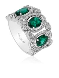 Christopher Designs Emerald Fashion Ring