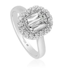 L’Amour Crisscut  Diamond Engagement Ring