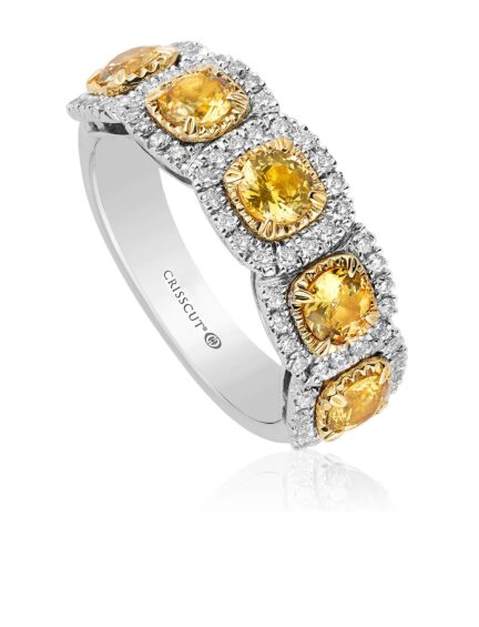 Christopher Designs Yellow Sapphire Fashion Ring