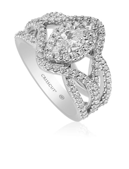 Christopher Designs Marquee Cut Diamond Ring
