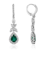Christopher Designs Emerald Earrings